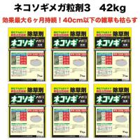 除草剤 強力 顆粒 ネコソギメガ粒剤3 7kg×6袋 42kg 業務用 土壌処理型 レインボー薬品 効果6ヶ月 草丈40cmまで | 雑草対策・ガーデニング・日用雑貨のお店