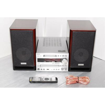 オンキヨー スピーカー（ミニコンポ）（色：シルバー系）｜ミニコンポ