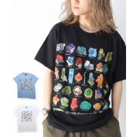 tシャツ 半袖 メンズ レディース ATLAS SCREEN PRINTING アトラススクリーンプリント Tee Mサイズ Lサイズ XLサイズ 石 恐竜 自然