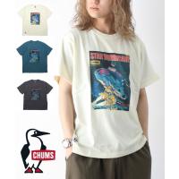 チャムス Tシャツ メンズ 半袖 CHUMS スター ハリケーン CH01-2529 ピグメントダイ 顔料染め