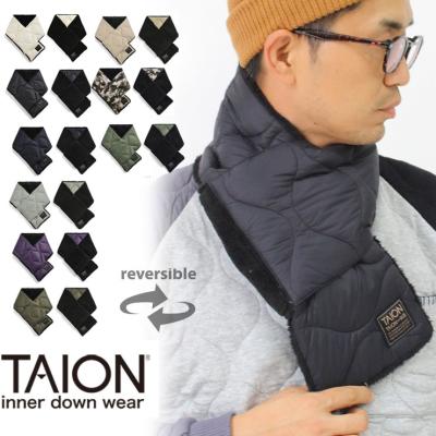 専用 【TAION】 バンダナ柄 ダウンネックウォーマー スヌード