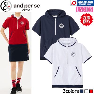 and per se ゴルフシャツ レディース（サイズ（S/M/L）：LL（XL