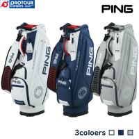 PING CADDIE BAG CB-U2301 SOFT PU CART WHITE NAVY GREY / ピン キャディバッグ CB-U2301 ソフト PU カート ホワイト ネイビー グレイ 36913 | プロツアースポーツ ヤフー店