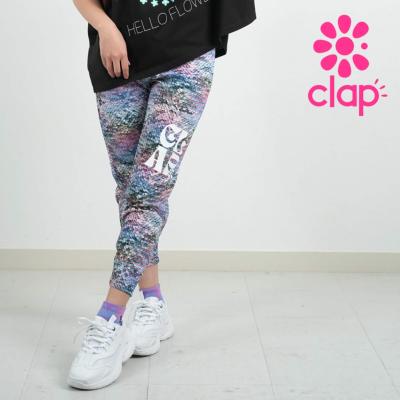 本日価格新作クラップcrapフィットネスクロップドパンツ clap