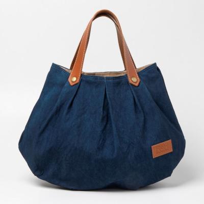 kitta 草木染め 琉球藍染と福木 帆布 ショルダーバック kitta 草木染め