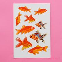 金魚イラスト2 タトゥーシール Puikko 通販 Yahoo ショッピング