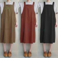 レディースエプロン吊りスカートボトムスコーデュロイ保育士子供大きいサイズ ドレス作り方ゆったり着痩せるリネンゆったり綿麻ミモレワンピースおしゃれ北欧 uab ルルランド 通販 Yahoo ショッピング