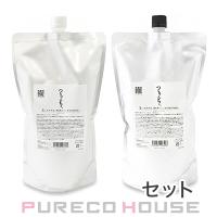 髪にドラマを。 つるりんちょ。 熱処理メニュー用シャンプー 1000ml + トリートメント 1000g レフィル 【セット】【メール便は使えません】 | CosmeShop プレコハウス
