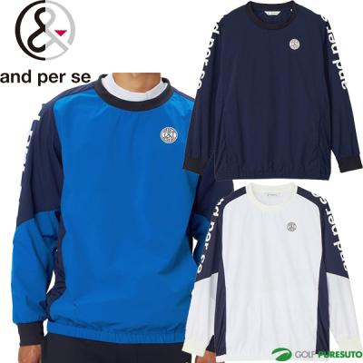 新品タグ付き　and per se ゴルフウェア　ブルゾン　長袖 新品タグ付き and per se ゴルフウェア ブルゾン 長袖 and per