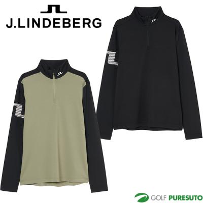 Ｊ.LINDEBERG ゴルフ　メンズ　長袖シャツ　Lサイズ　新品　タグ付き J.LINDEBERG（J.LINDEBERG）（メンズ）ゴルフウェア アウター 軽量 速