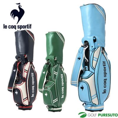 【未使用品】le coq sportif キャディバッグ グリーン 9.5型 ルコックスポルティフ ゴルフ le coq sportif golf 【9.5型