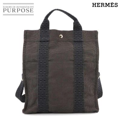 カデナと鍵付き】エルメス トートバッグ リュック 2way エール