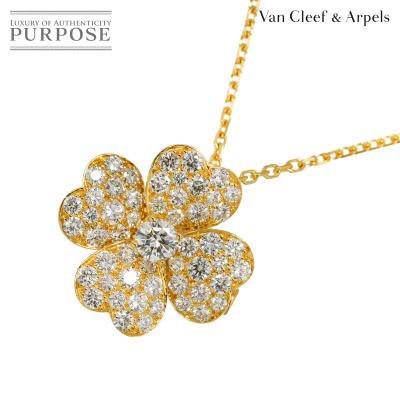 ヴァンクリーフアンドアーペル　vancleef&arpels ヴァンクリ ヴィンテージ アルハンブラ ペンダント 18K イエローゴールド
