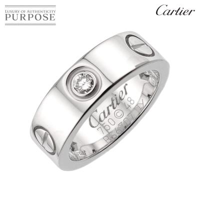 【美品】Cartier シルバーリング ダイヤ3つ　箱付き カルティエ 指輪 3 連 リングのおすすめ人気商品一覧 通販