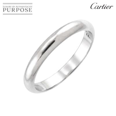 Cartier 　プラチナ　リング 　7号 大人気！【カルティエ】1895 ウェディング リング プラチナ 銀