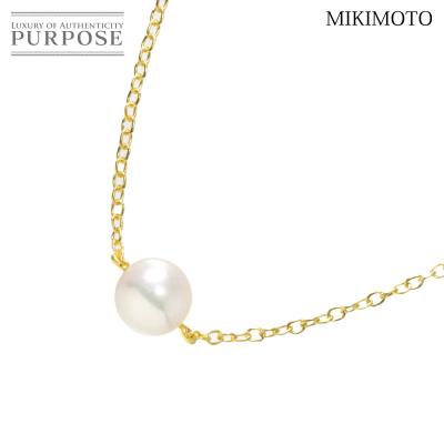 7.0-7.6mm アコヤ真珠 パールチョーカー テリ良 ラウンド シルバー金具