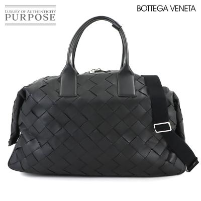 【はな】ボッテガヴェネタ イントレチャート ショルダーバッグ 黒 ボッテガ・ヴェネタ(BOTTEGA VENETA) イントレチャート(INTRECCIATO