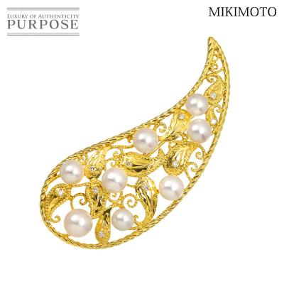 MIKIMOTO レディースブローチ（アクセサリー素材：イエローゴールド