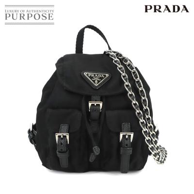 [大人気]　プラダ　ＰＲＡＤＡ　ショルダーバッグ　ナイロン　チェーン プラダ チェーンバッグ ナイロン（レディースファッション