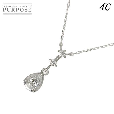 4°c ネックレス k18 wg シズク（ファッション）の商品一覧 通販