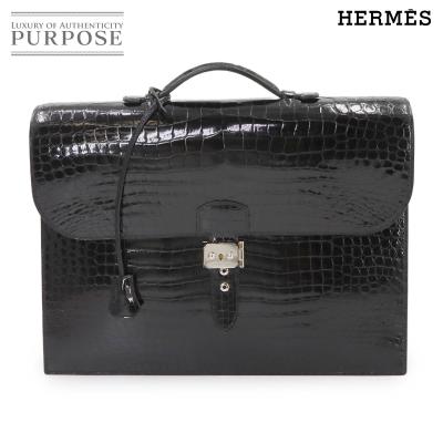 HERMES メンズビジネスバッグ（バッグ、小物素材：本革、レザー