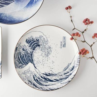 葛飾北斎 富嶽三十六景 神奈川沖浪裏（食器皿）｜食器｜食器、グラス