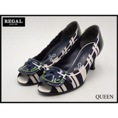 REGAL パンプス（トゥデザイン：オープントゥ）｜シューズ