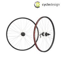 サイクルデザイン ホイール 26 MTB 1.75-2.125 リア AV 8/9S ディスクブレーキ OLD135（829229） cycledesign | 自転車のQBEI Yahoo!店