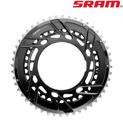 【SRAM(スラム)】■FORCE1クランク+ダブルチェーンリング■☆美品☆ SRAM(スラム)】□FORCE1クランク+ダブルチェーンリング□☆美品