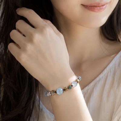 アクアマリン ブレスレット（ブレスレットの種類：コードブレスレット