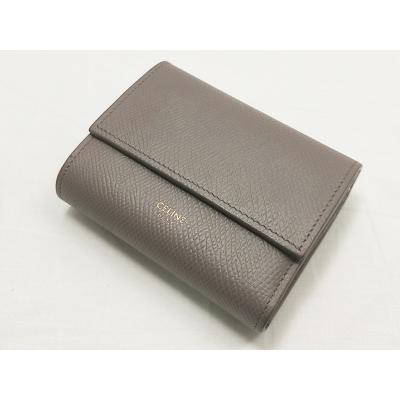 セリーヌ財布 三つ折り(CELINE/レディース財布)(色:グレー セリーヌ財布 三つ折り(CELINE/レディース財布)(色:グレー