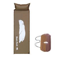 Bears Rock ベアーズロック キャンプ マット 厚さ 3ｃｍ 自動膨張式 フィットキーパー Fit Keeper (くまブラウン) | qualityfactory小型家電ショップ