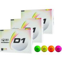 ３ダース 本間ゴルフ ゴルフボール HONMA D1 Ｄ１ マルチカラー | qualityfactory小型家電ショップ