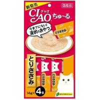 いなば 猫用 チャオちゅーる とりささみ14g×4本　6袋セット | 暮らしの総合デパートケベック