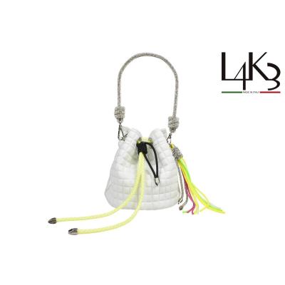 レーク イタリア製 ハンドバッグ 男女兼用 L4K3 鞄 バッグ ホワイト