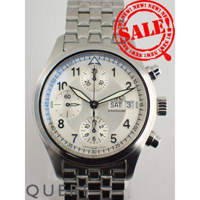 IWC フリーガークロノ 自動巻 39mm クロノグラフ メンズ 中古)IWC インターナショナルウォッチカンパニー パイロット