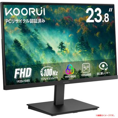 koorui モニター 24インチのおすすめ人気商品一覧 通販 - Yahoo