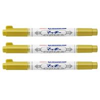 ゼブラ(ZEBRA) 油性ペン マッキーペイントマーカー極細 金 3色セット YYTS20-AZ-GO3 | R-mart本店