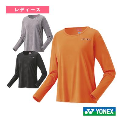 YONEX 長袖Tシャツ Lサイズ オレンジ ヨネックス 長袖tシャツ
