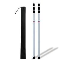 テント タープ用 アルミポール 2本セット スライド式 組立不要 テントポール 伸縮式 230cm 2股 Ax Sp 006 Fungoalファンゴール 通販 Yahoo ショッピング