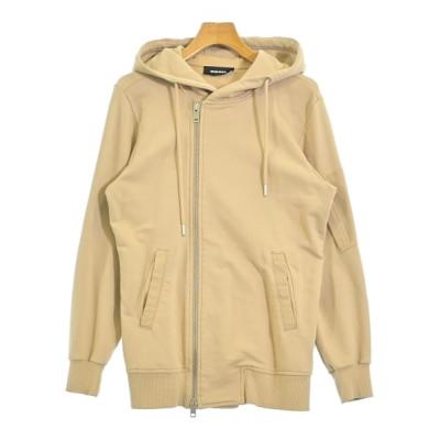 DIESEL ディーゼル パーカー L ベージュ 【古着】【中古】【送料無料】 ディーゼル パーカー メンズ（DIESEL／ファッション）（色：ベージュ系