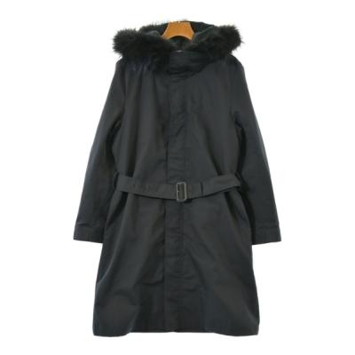 【BARNEYSNEWYORK】ダウンジャケット　アウター　グレー　レディース 美品】BARNEYS NEW YORK バーニーズニューヨーク / ベルト付き