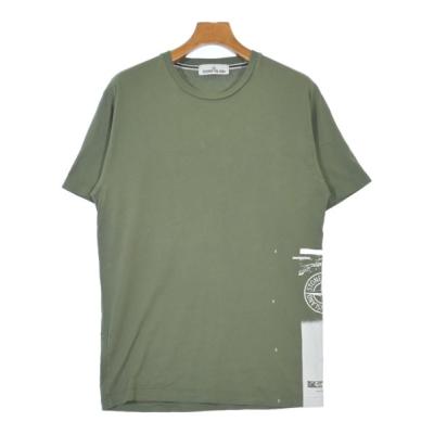 【極美品/XL】ストーンアイランド　tシャツ 緑　人気デザイン　ワンポイント 楽天市場】Stone Island ストーンアイランド ガーメントダイ
