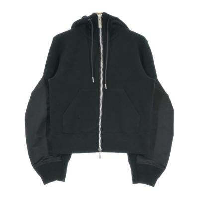 美品　sacai ナイロンツイル　ドッキングパーカー Lサイズ　切り替え　黒 美品 sacai ナイロンツイル ドッキングパーカー Lサイズ 切り替え 黒