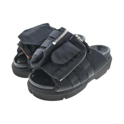 sacai zucca サンダル ルチャリブレ 日本製 41 サカイ ズッカ zucca サンダル ルチャリブレビジュー レザー 41 26cm 黒（2021