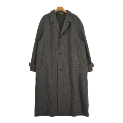 auralee 21aw ロングコート ブラウン サイズ4 オーラリー オーラリーからメンズ＆ウィメンズのツイードウェア、クラシカルな表情