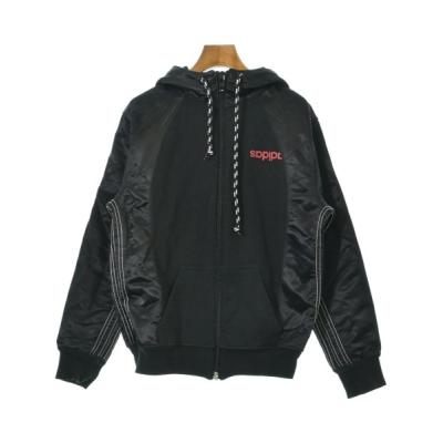 Alexander Wang パーカー ロゴ フード 黒 XS ベロア Y2K alexanderwang