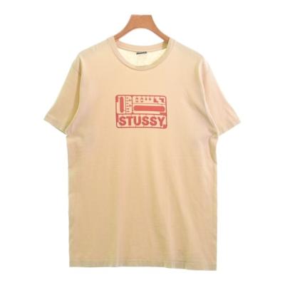 STUSSY メンズ半袖Tシャツ、カットソー（色：ベージュ系）｜トップス  