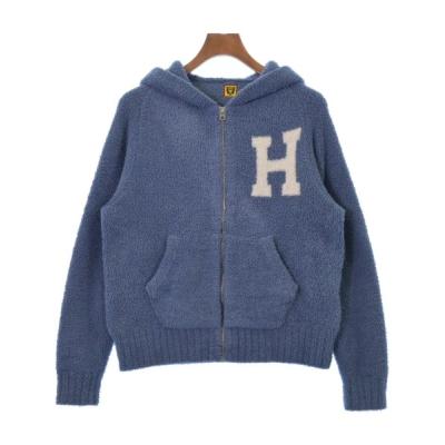 Human Made フード付きパーカー 青 赤 Human Made フード付きパーカー 青 赤