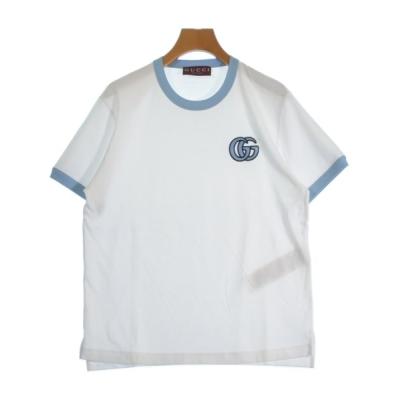 グッチ 半袖Tシャツ サイズXS レディース - 中古・古着通販】GUCCI (グッチ) ロゴTシャツ ホワイト サイズ:XS